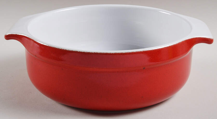 Cerise (Provencale Red) 2 Qt Round Covered Casserole No Lid by Emile Henry-1