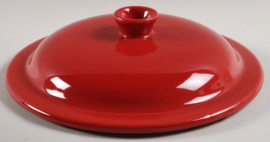 Cerise (Provencale Red) Lid for 4 Quart Round Casserole by Emile Henry-1