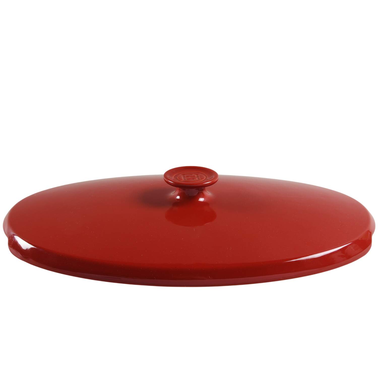 Cerise (Provencale Red) Lid for Fish Baker by Emile Henry-1