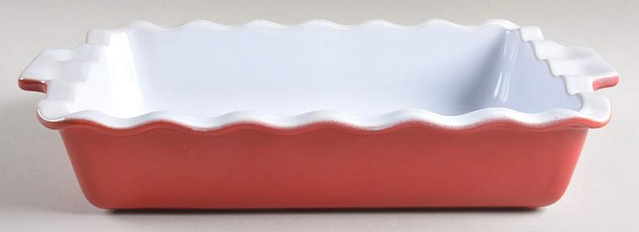 Cerise (Provencale Red) 13"  Rectangular Baker by Emile Henry-1