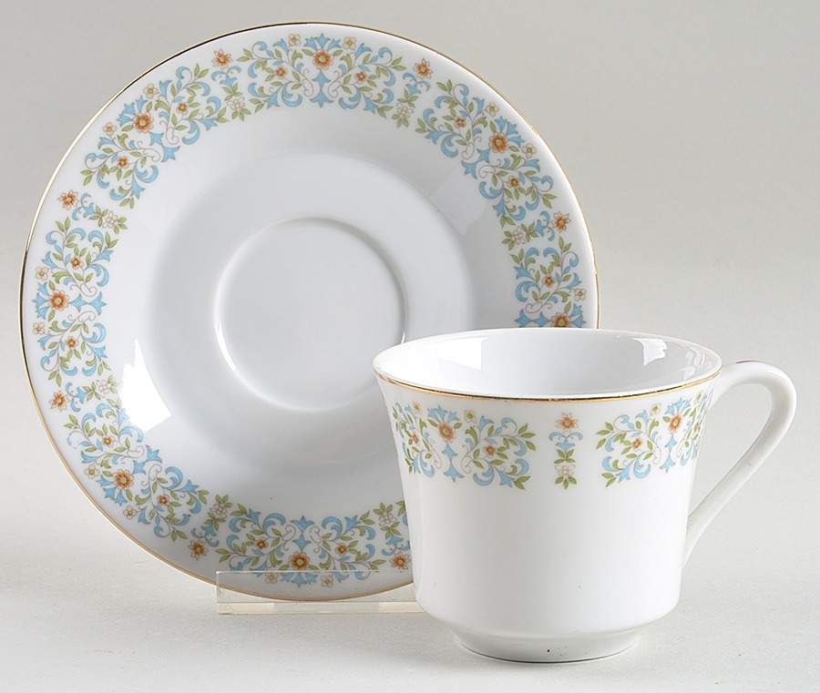Juliet Flat Cup & Saucer Set by Everbrite (Japan)-1