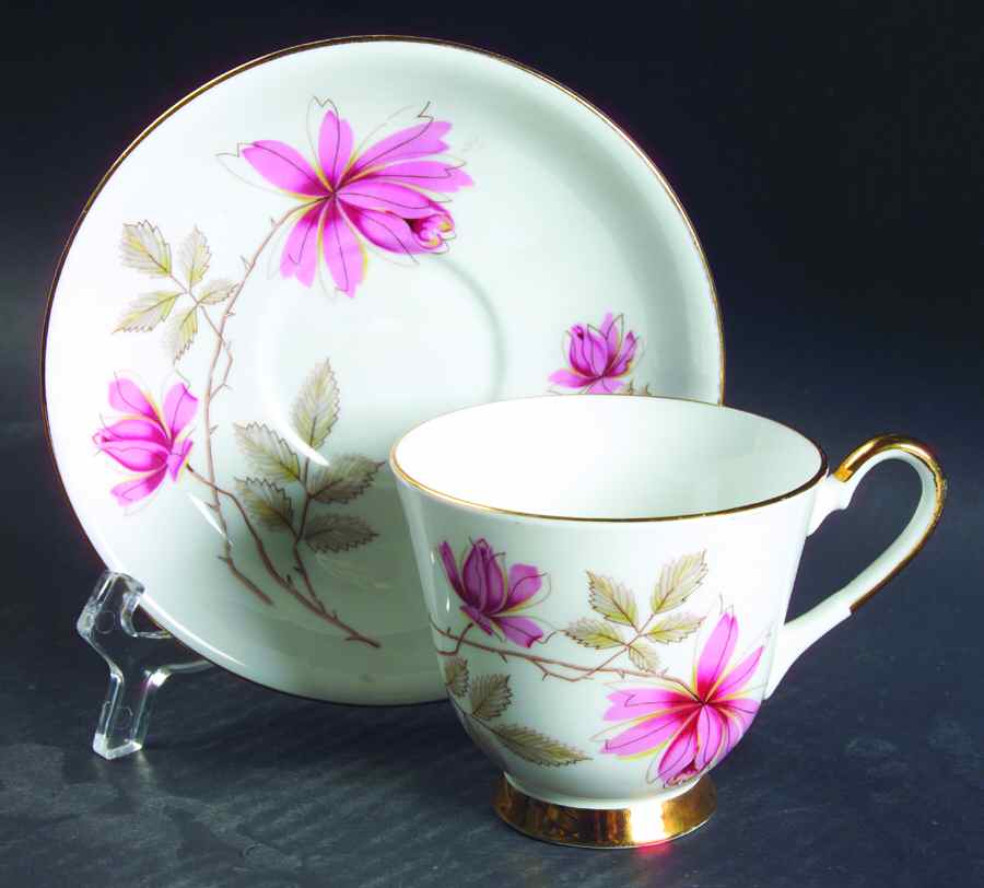 1522-80 Footed Cup & Saucer Set by Ainsdale-1