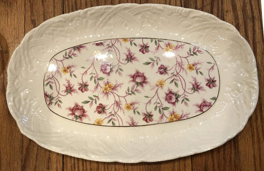 Rosalie Cheery Chintz 13" Oval Serving Platter by Erphila-1