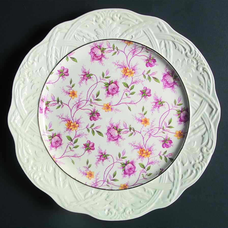 Rosalie Cheery Chintz Dinner Plate by Erphila-1
