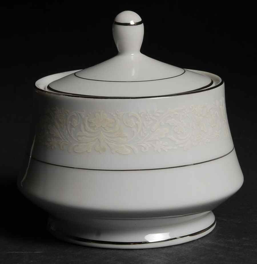 Crochet Sugar Bowl & Lid by Everbrite (Japan)-1