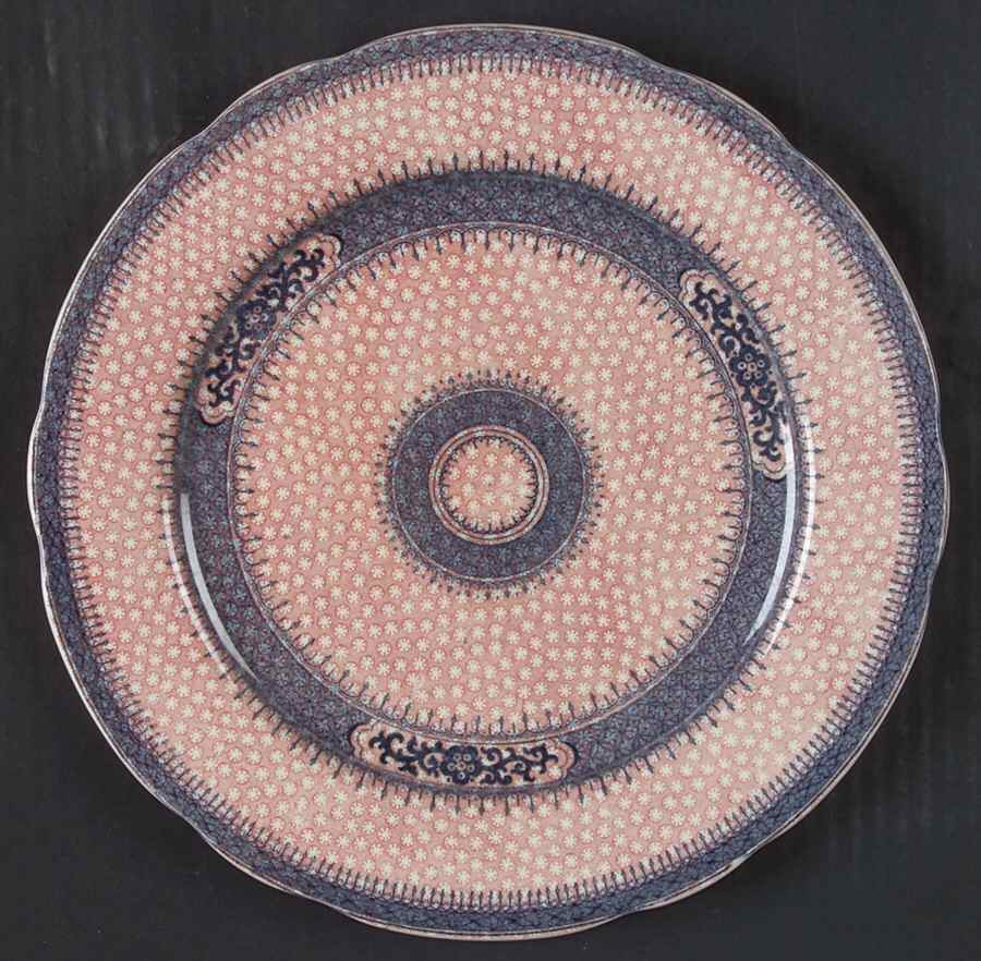 Bath Border Dinner Plate by England-1