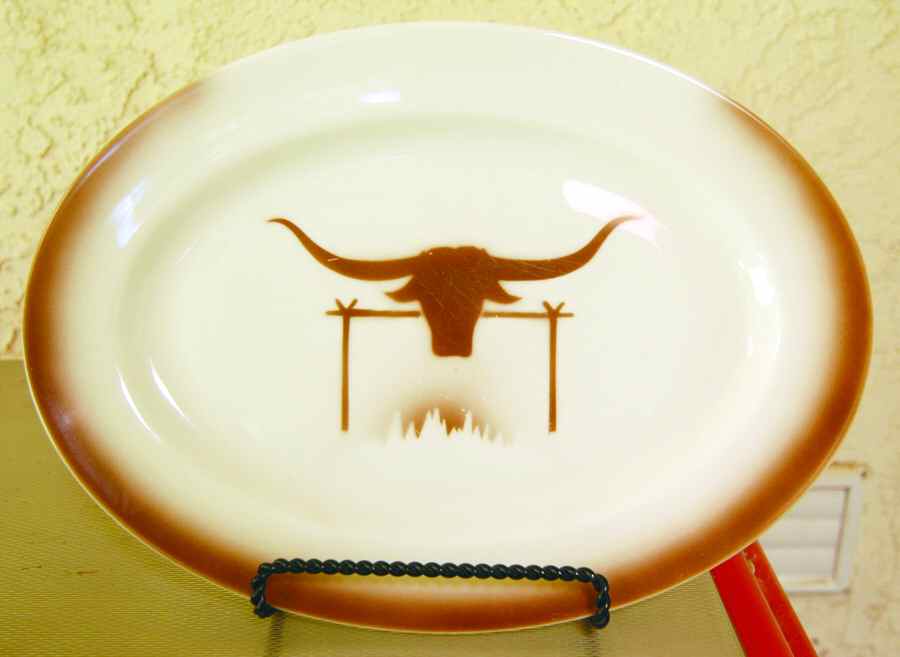 EMB82 13" Oval Serving Platter by Embassy (American)-1