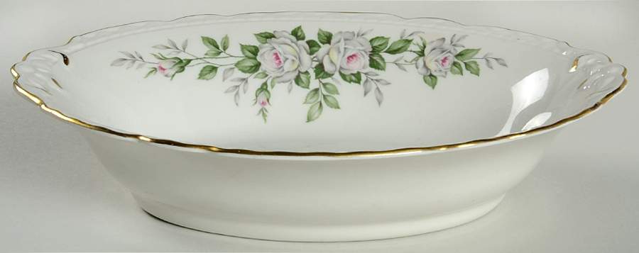EMB83 10" Oval Vegetable Bowl by Embassy (American)-1