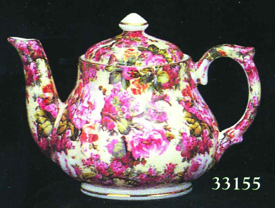 Laura Rose Chintz Collection Mini Teapot & Lid by Ebeling & Reuss (Erp)-1