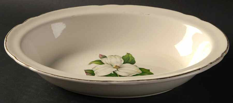 EAN27 10" Oval Vegetable Bowl by Eastern China -1