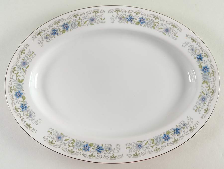 Angelita 12" Oval Serving Platter by Everbrite (Japan)-1