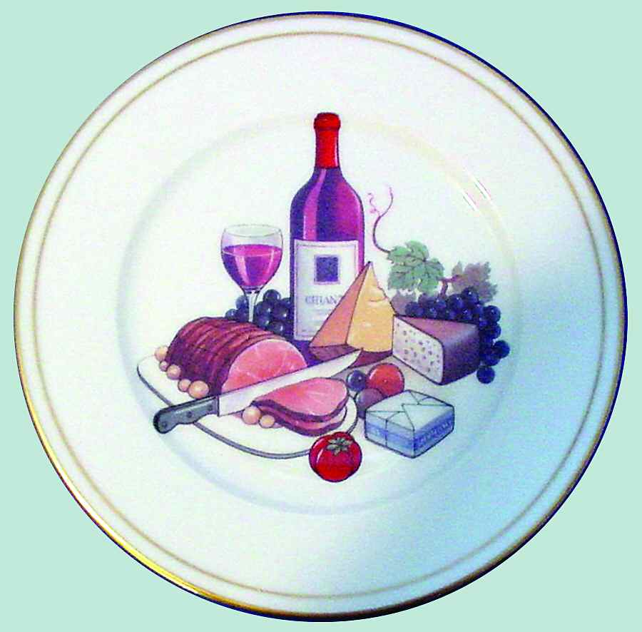 Botticelli Salad Plate by Email de Limoges-1