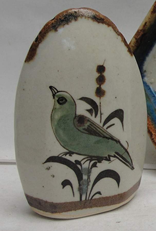 El Palomar Green Salt Shaker by Ken Edwards Pottery-1