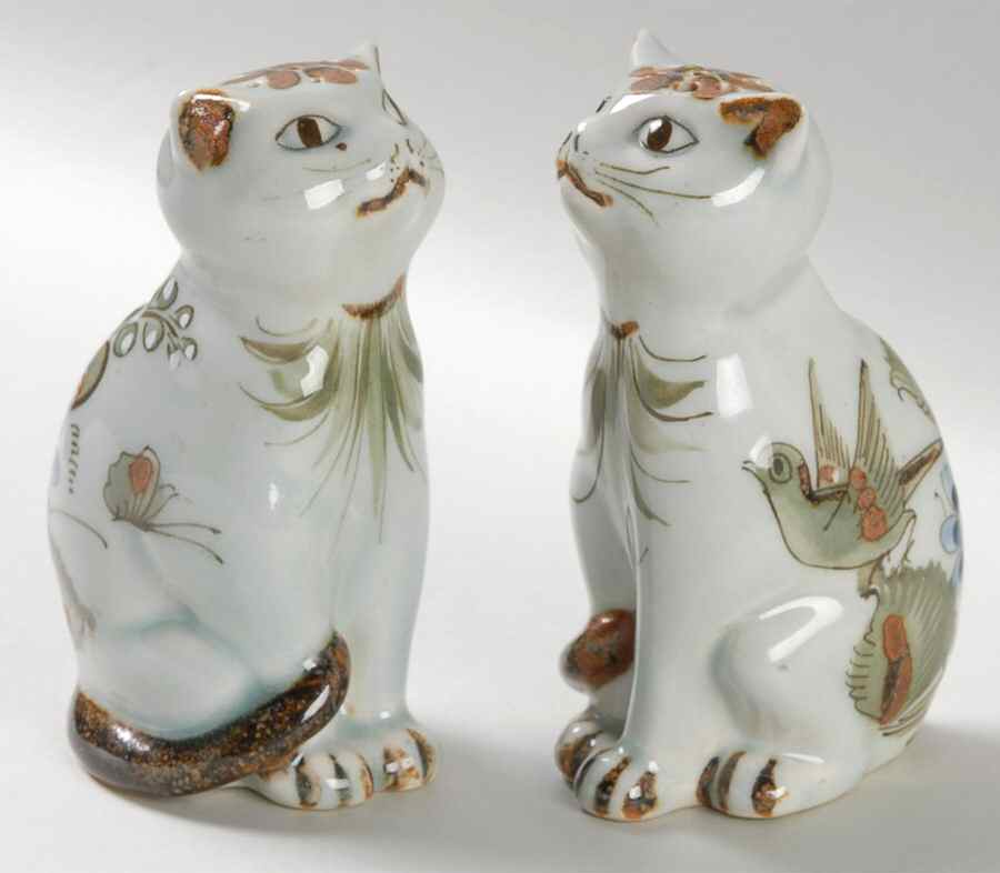 El Palomar Green Figural Salt & Pepper Set by Ken Edwards Pottery-1