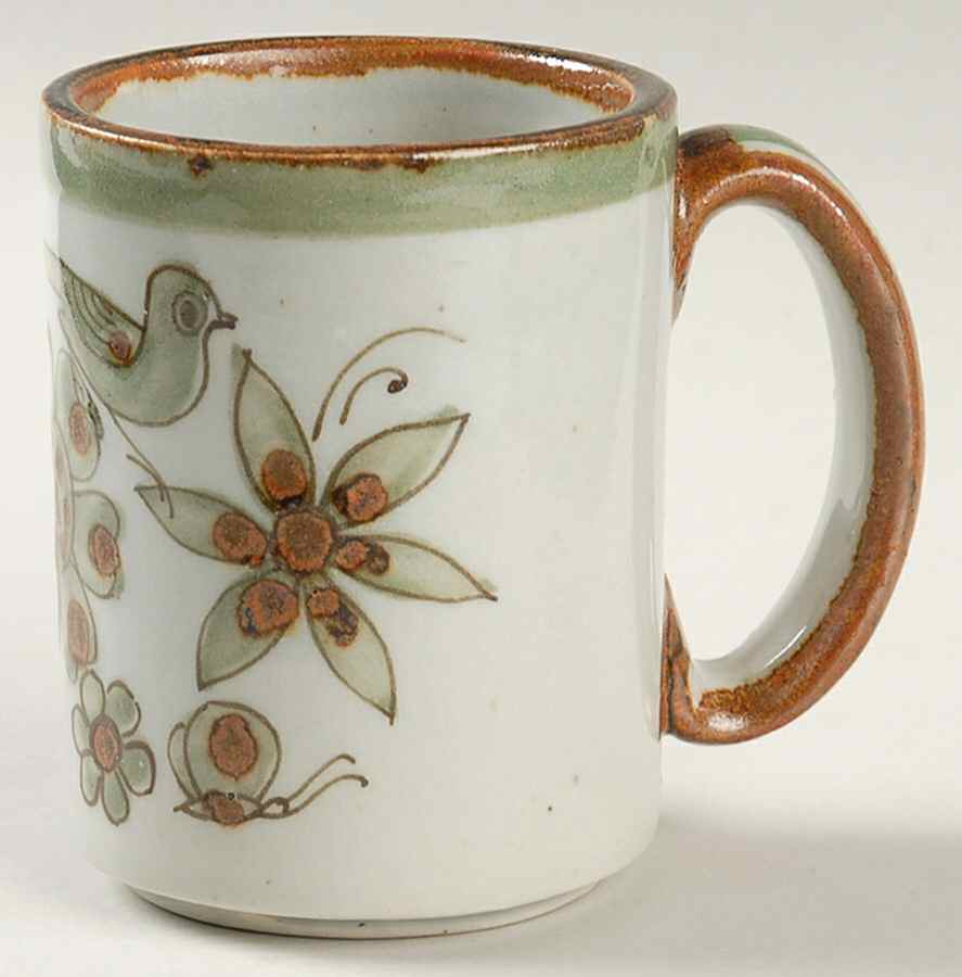 El Palomar Green Mug by Ken Edwards Pottery-1