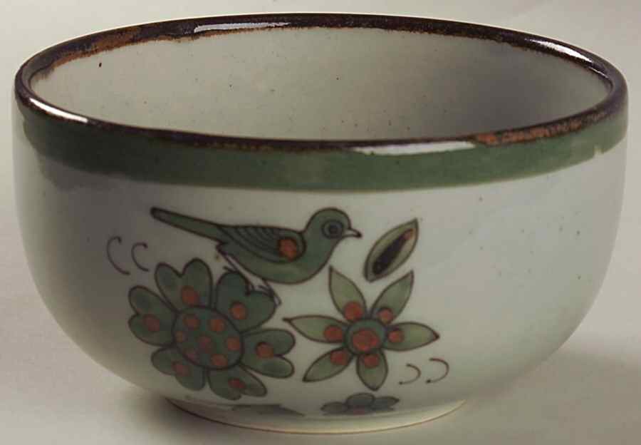 El Palomar Green 6" Round Vegetable Bowl by Ken Edwards Pottery-1