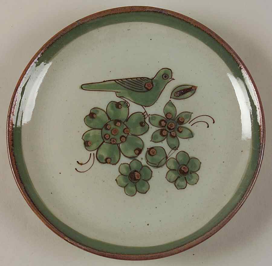 El Palomar Green Salad Plate by Ken Edwards Pottery-1