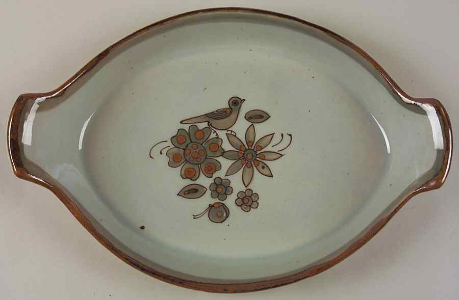 El Palomar Green 14" Augratin by Ken Edwards Pottery-1
