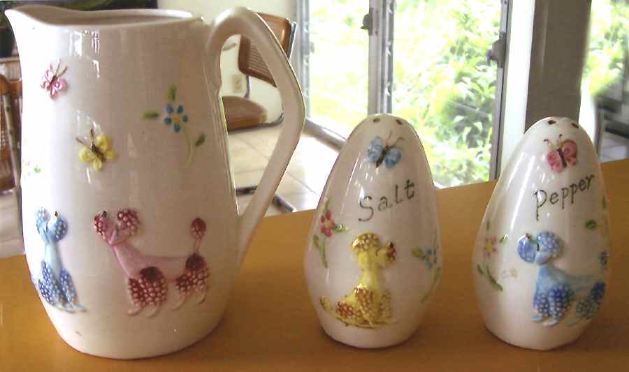 PERKY POODLES Pitcher by Enesco-1