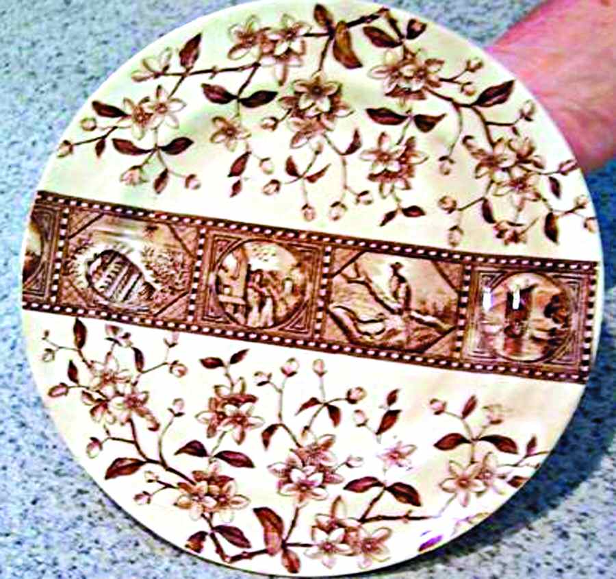 Atlantic Brown Salad Plate by William Emberton-1