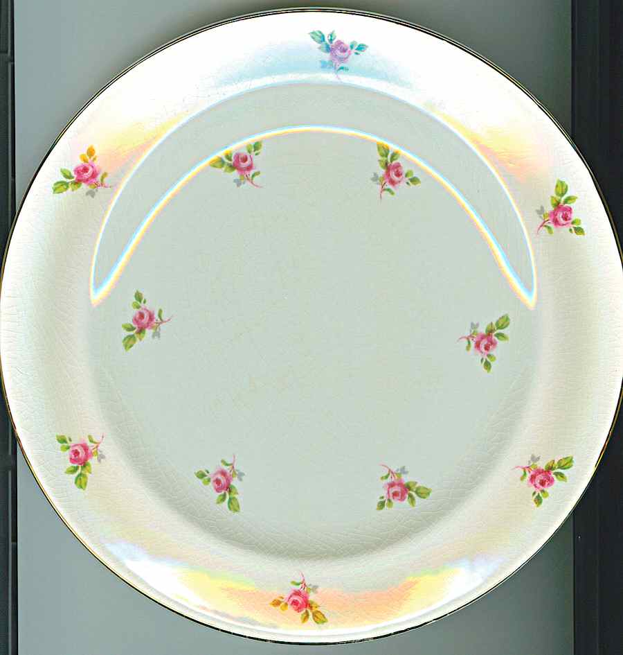 Ditsy Rose Dinner Plate by Denbro-1
