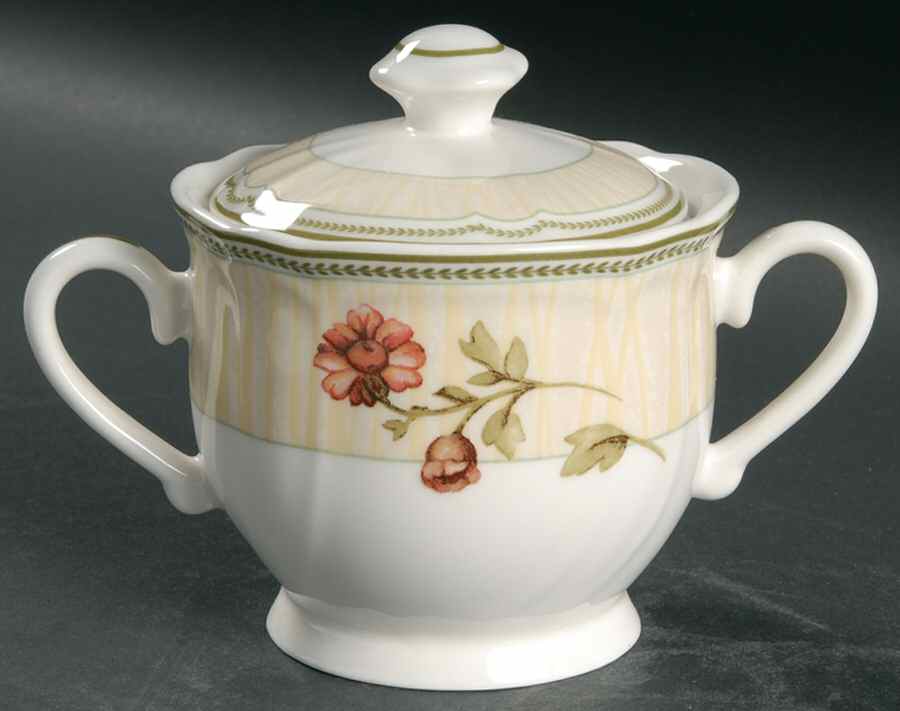 Fleur de Provence Sugar Bowl & Lid by Epoch-1