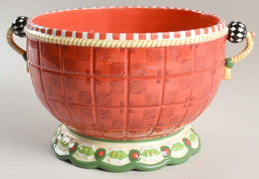 The Night Before Christmas 9" Round Serving Bowl by Enesco-1