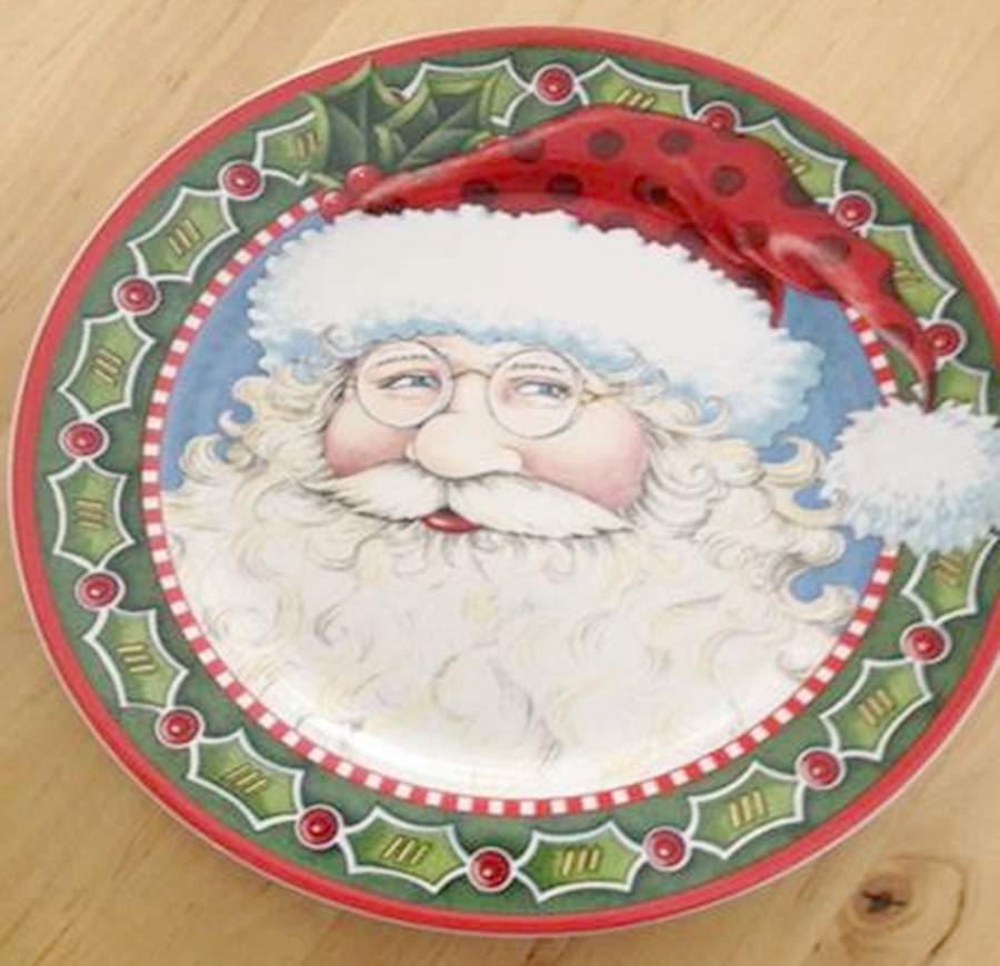 The Night Before Christmas Salad Plate by Enesco-1