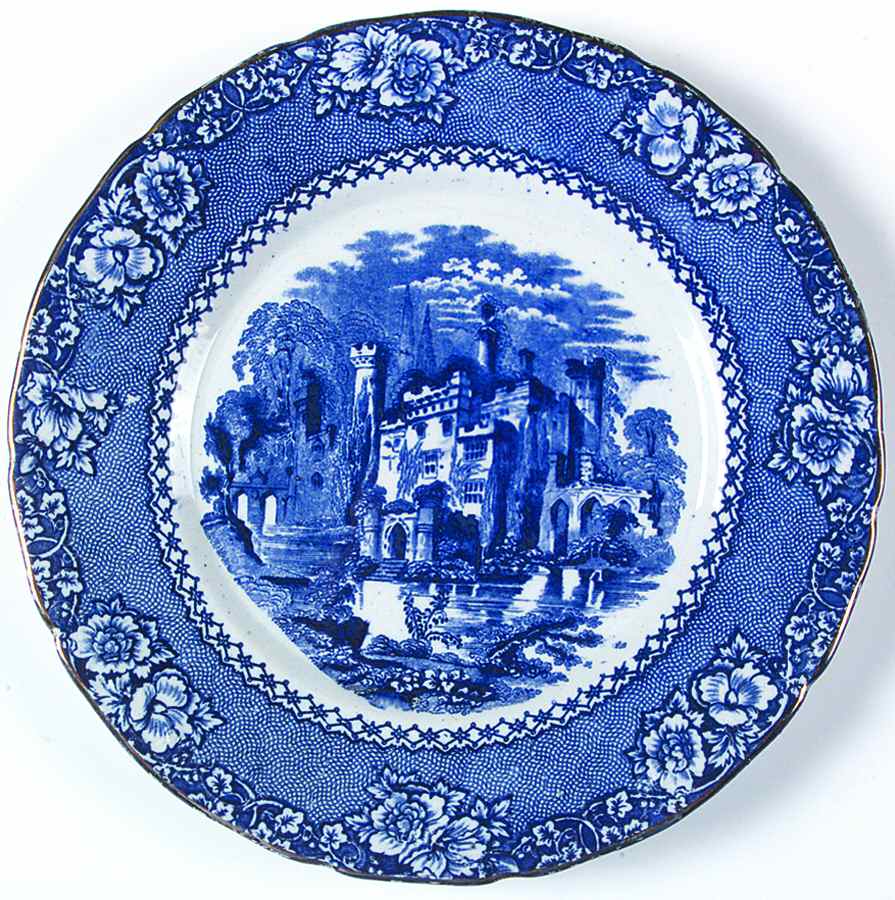 Alhambra (Gold Trim) Dinner Plate by England-1