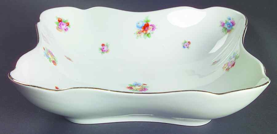 2870 (Scalloped) 8" Square Vegetable Bowl by Edelstein-1