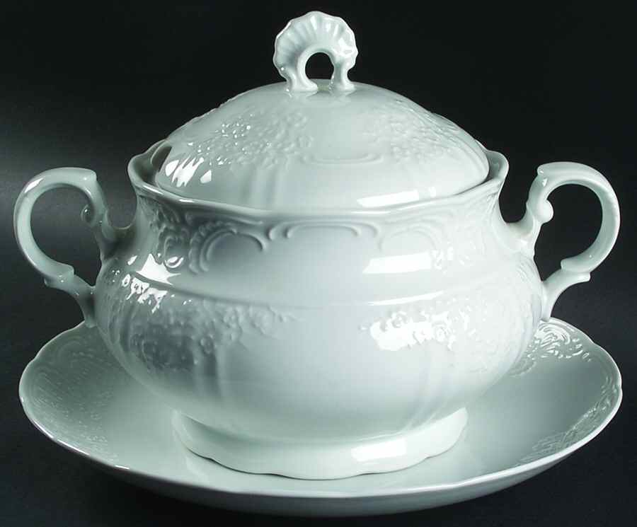 EBR4 Tureen & Lid w/Underplate by Ebeling & Reuss (Erp)-1