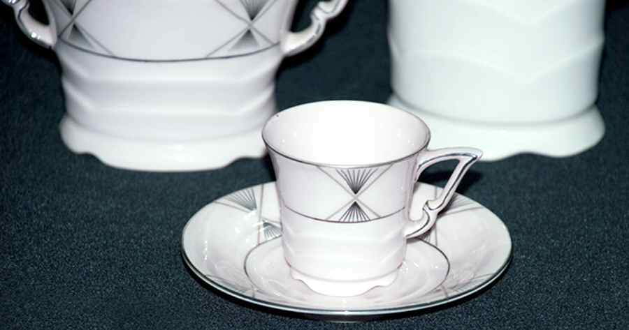 9232 Footed Cup & Saucer Set by Epiag-1