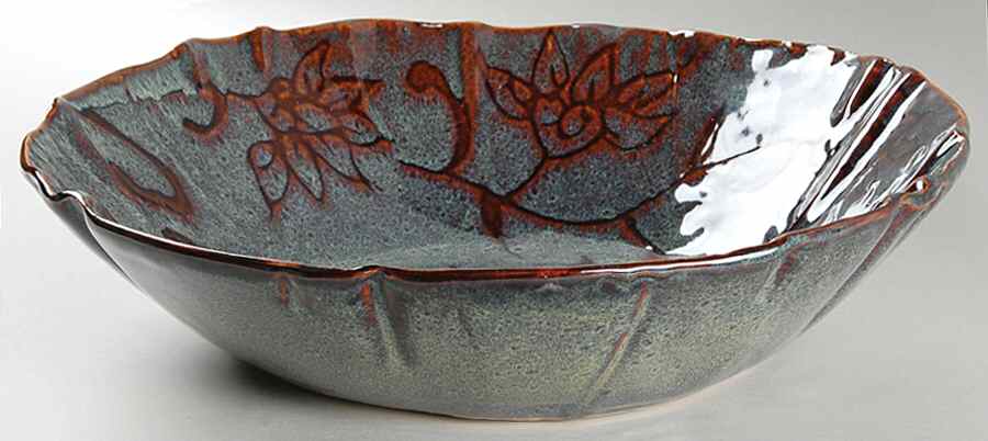 Savoy 13" Large Salad Serving Bowl by Euro Ceramica-1