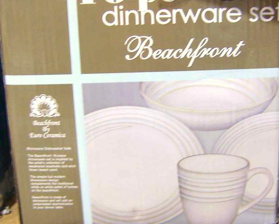 Beachfront Dinner Plate by Euro Ceramica-1