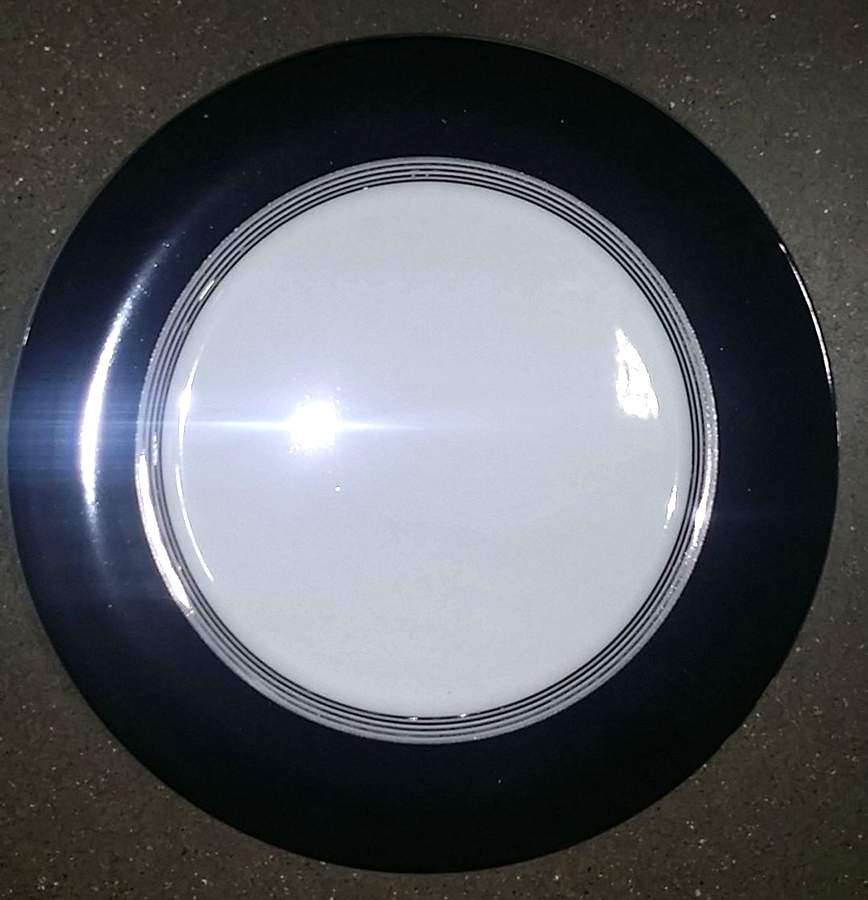 Uptown Black Dinner Plate by Everyday Luxe-1