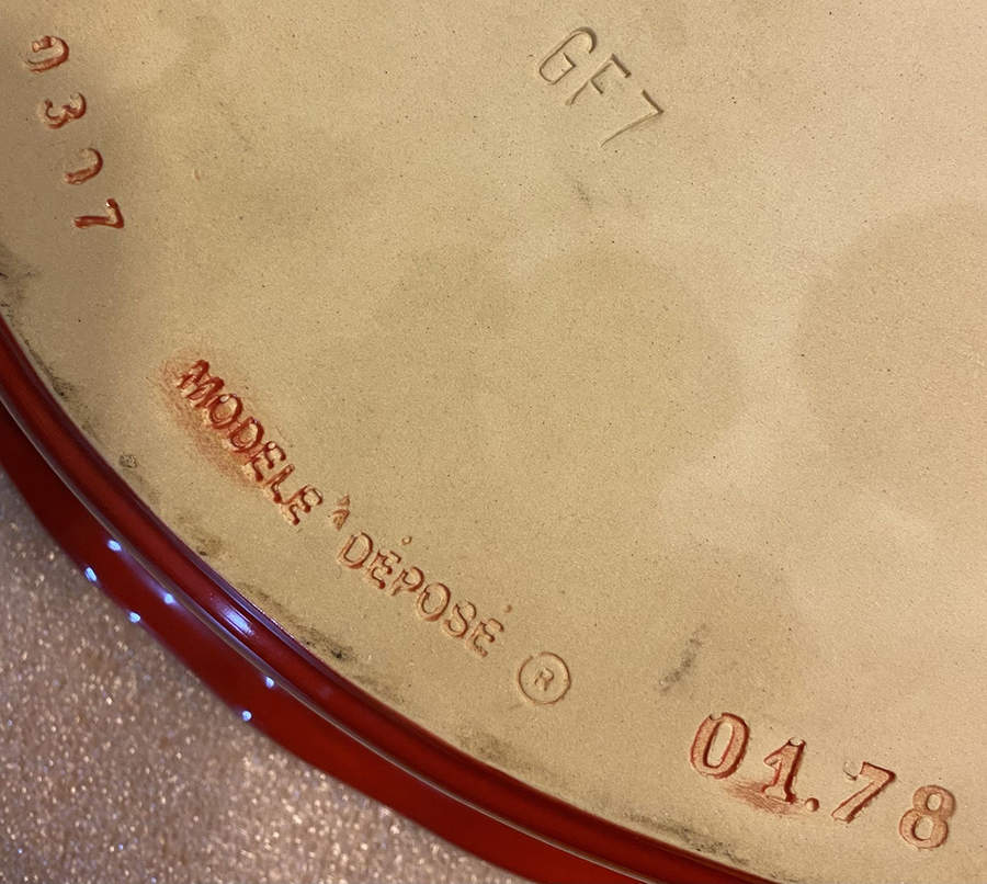 Pivoine (Red) 13" Oval Baker by Emile Henry-1