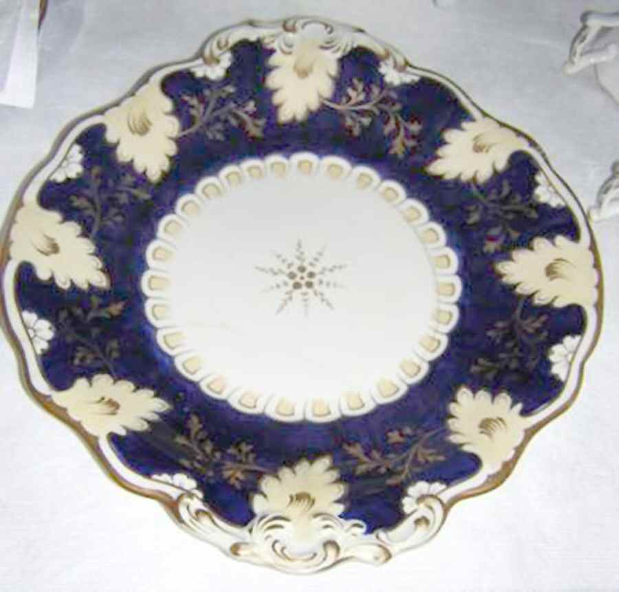 9827 Handled Cake Plate by England-1