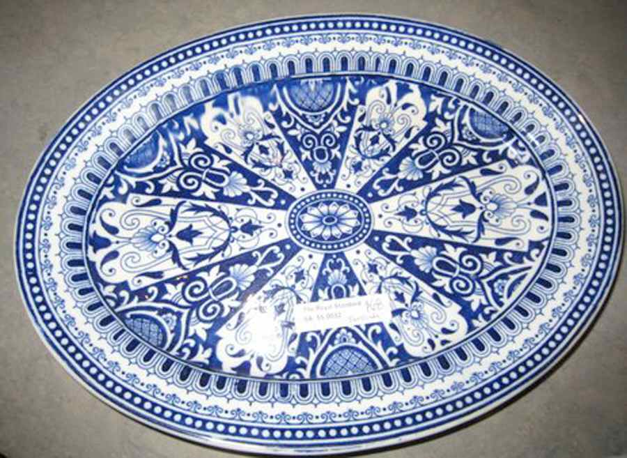 DMK2 12" Oval Serving Platter by J Dimmock-1