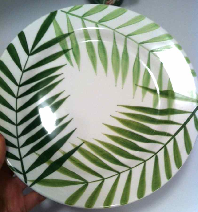 Fern Salad Plate by Tiffany-1