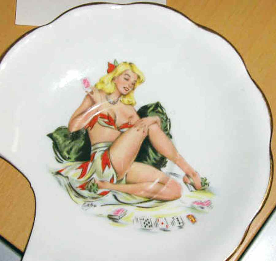 Glamour Girls Saucer by England-1