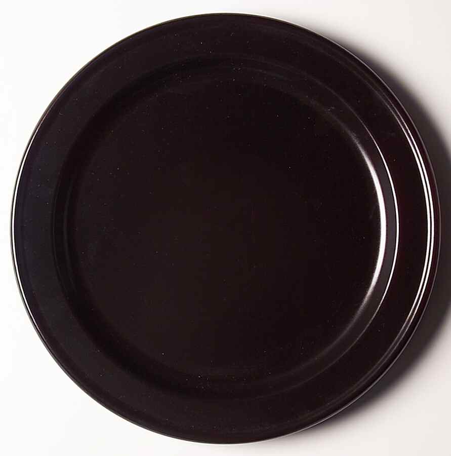 Black Dinner Plate by Emile Henry-1