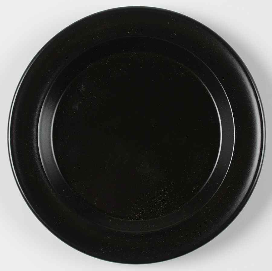 Black Salad/Dessert Plate by Emile Henry-1