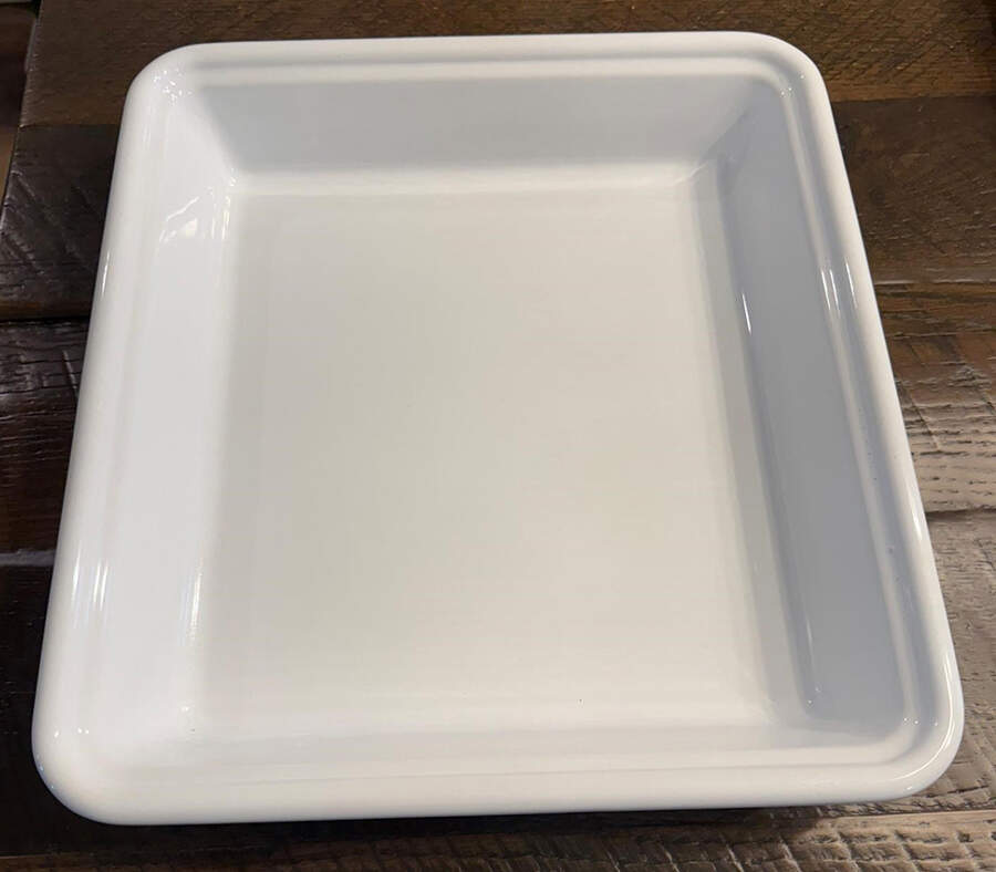 Blanc (White) 14" Rectangular Baker by Emile Henry-1