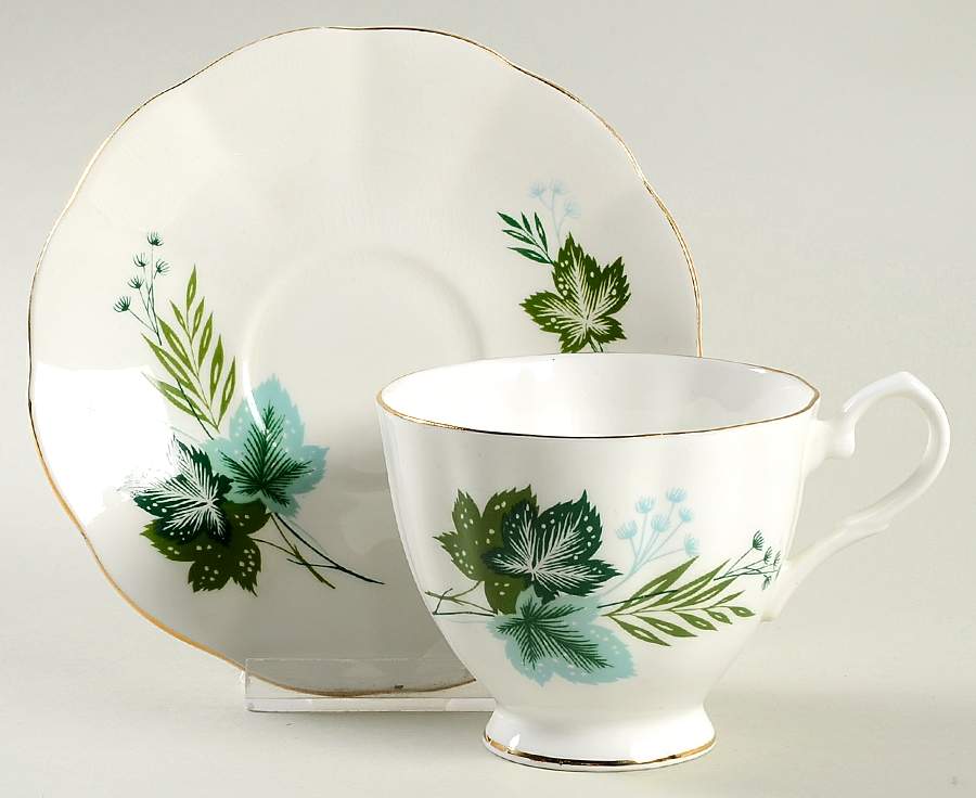 ELZ36 Footed Cup & Saucer Set by Elizabethan-1