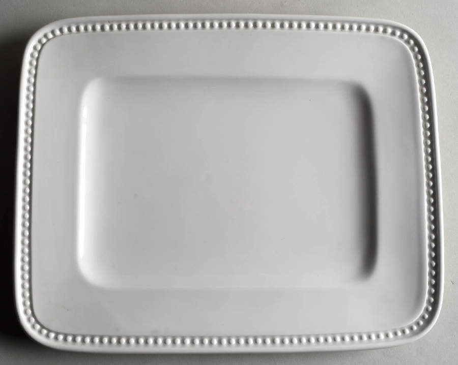 Pearl 12" Rectangular Serving Platter by Elios Ceramiche-1