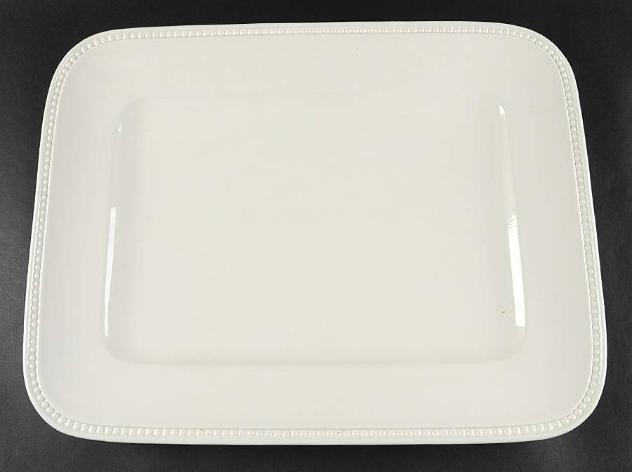 Pearl 17" Rectangular Serving Platter by Elios Ceramiche-1