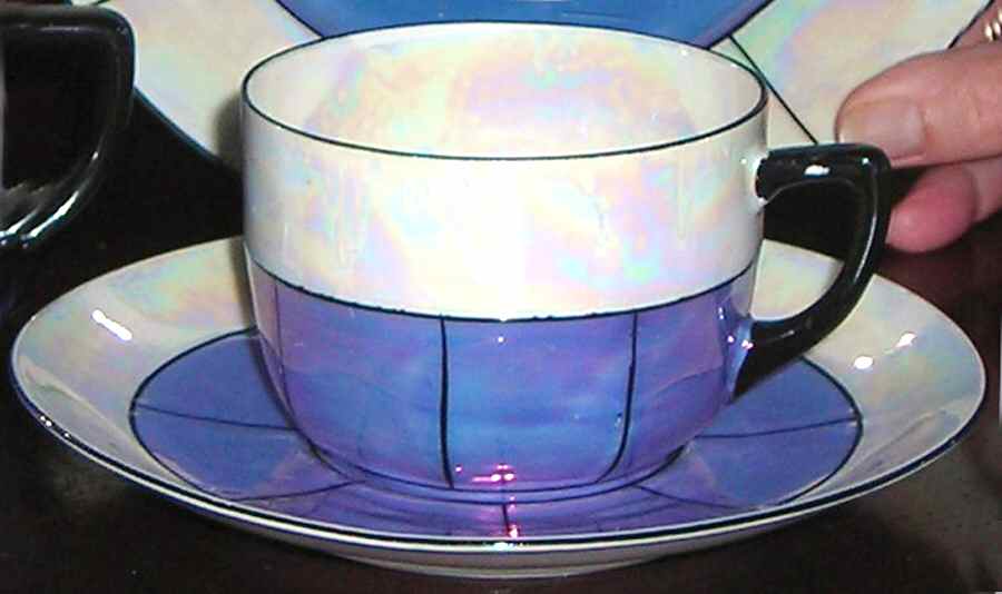 EDH11 Flat Cup & Saucer Set by Eduard Haberlander-1