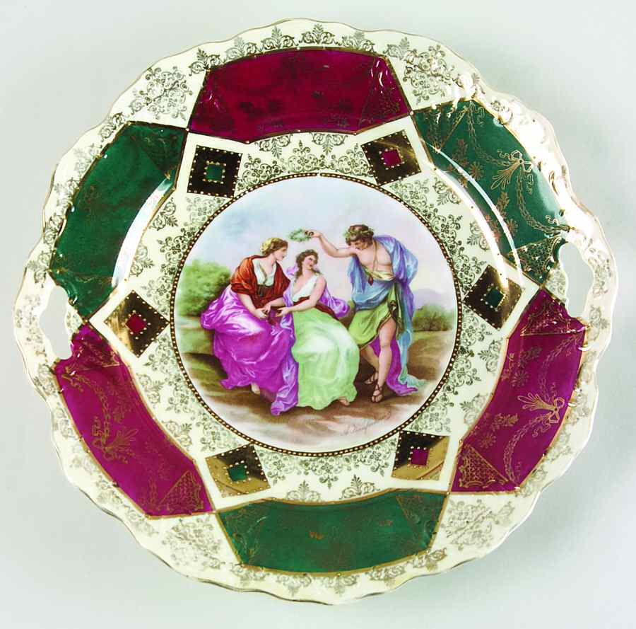 ERS13 Handled Cake Plate by Erdmann Schlegelmilch-1