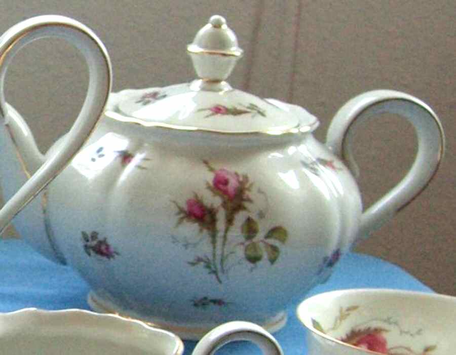 Moosrose Teapot & Lid by Winterling - Bavaria-1