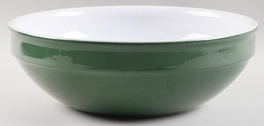 Olive Green 11" Round Serving Bowl by Emile Henry-1